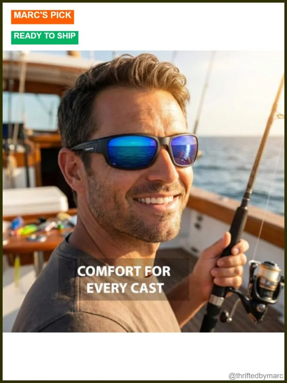 Floating Polarized Fishing Sunglasses UV400 Lens Men Women